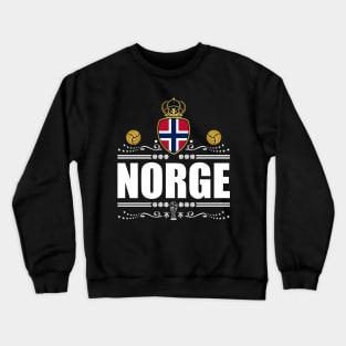 NORGE VIGNETTE | NORWAY FOOTBALL GIFTS Crewneck Sweatshirt